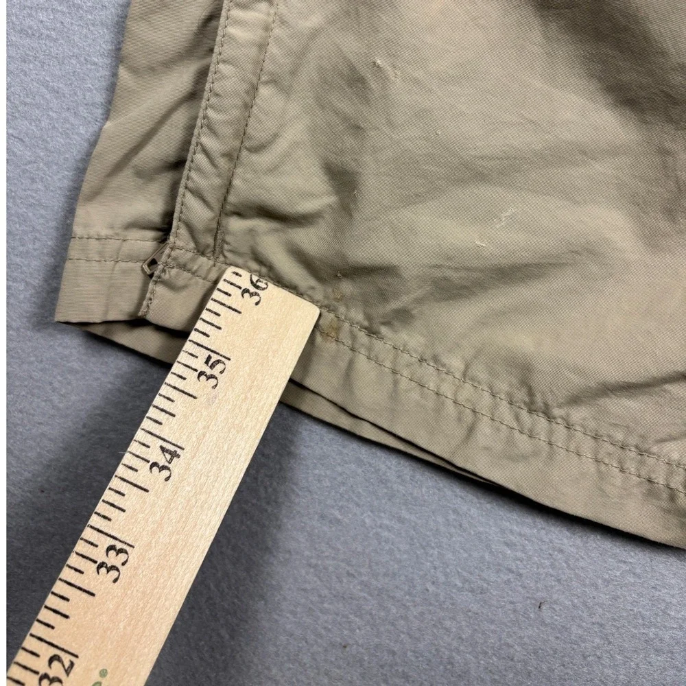 REI Sahara Convertible Hiking Pants Zip Off UPF 50 Mens M 34 Tan Cargo